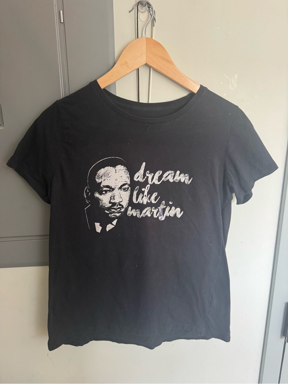 Dream Like Martin Black Graphic Tee